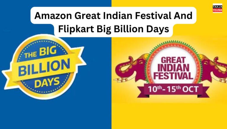 Amazon Great Indian Festival And Flipkart Big Billion Days