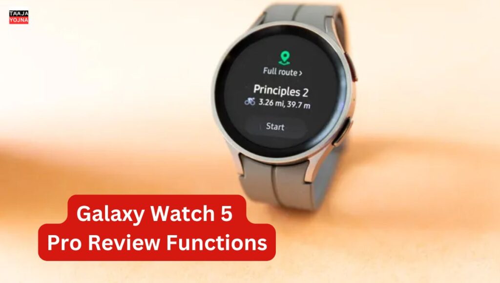 Galaxy Watch 5 Pro Review Functions