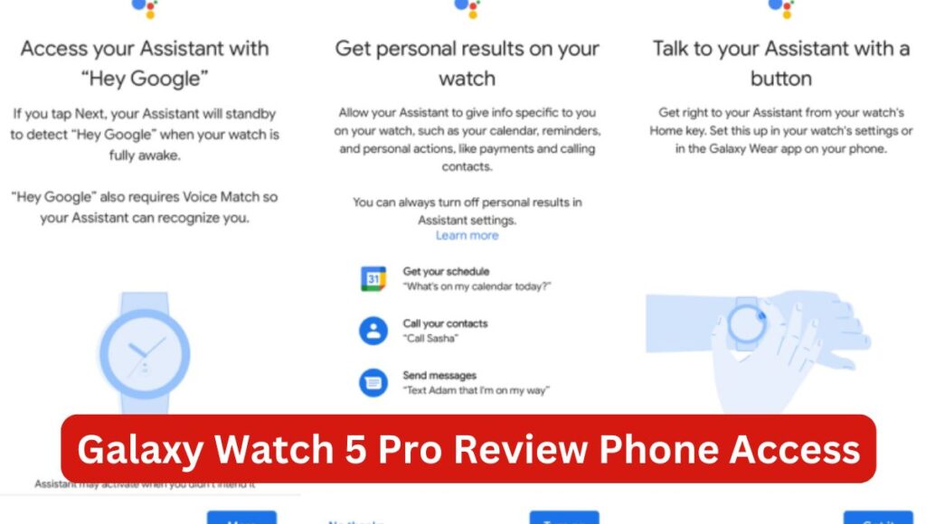 Galaxy Watch 5 Pro Review Phone Access